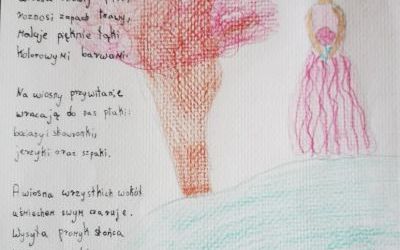 Kartka z tomiku poezji „O czterech porach roku” (4)