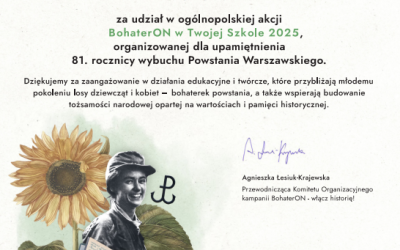 Projekt BohaterON w klasach młodszych (2)