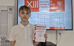 Eligiusz finalistą Mistrzostw Dolnego Śląska w Sudoku!