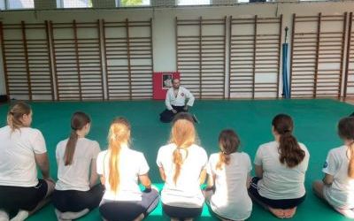 Trening Aikido na lekcji wf (5)